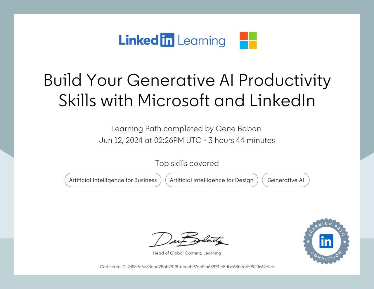 Build Your Generative AI Productivity Skills